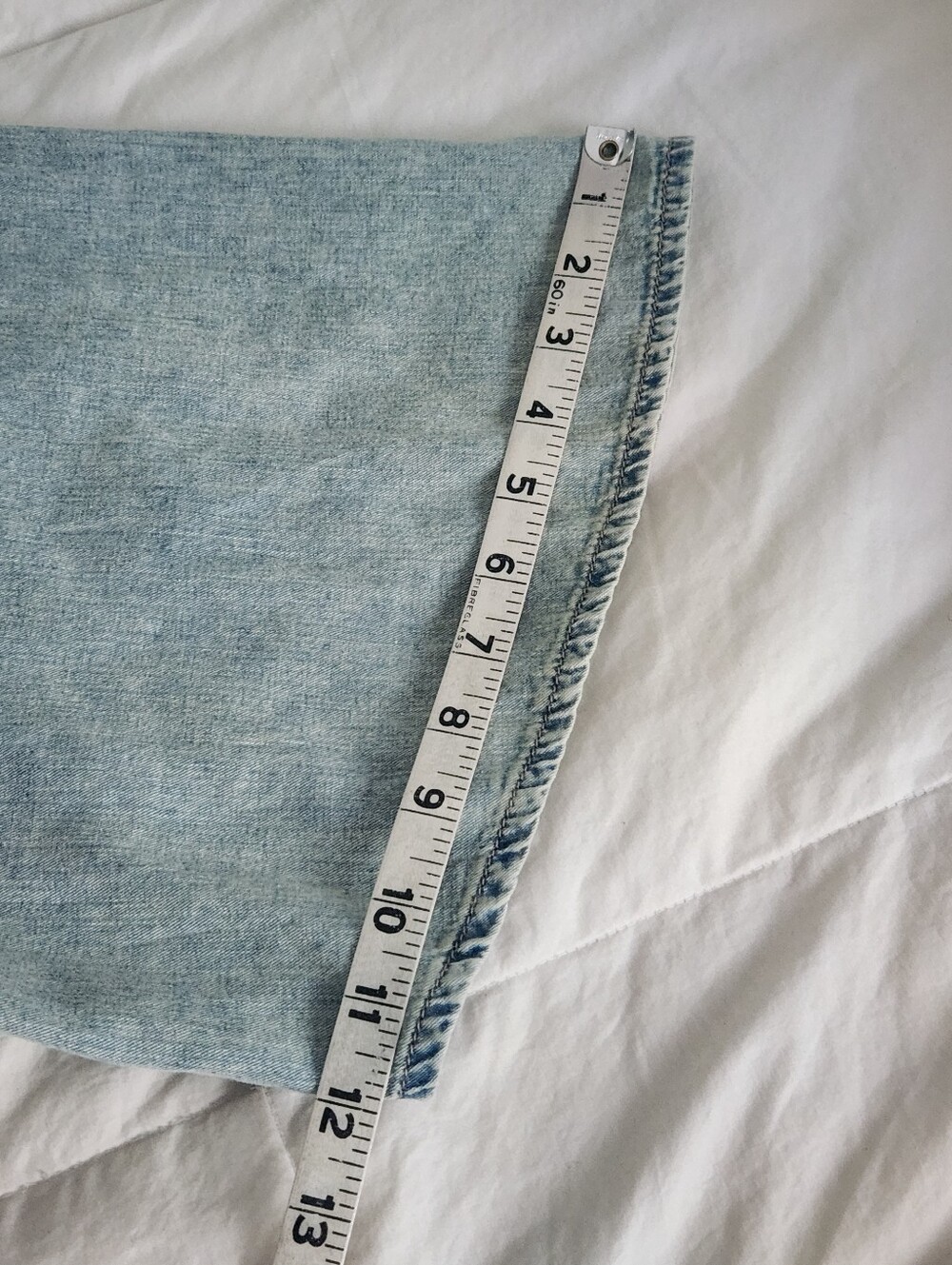 Frame Aries Denim Blouse Top Size Med Blue Cotton Linen Bell Sleeve - Picture 9 of 10